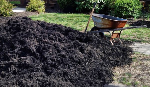 Black Mulch Delivery in Saint Charles
