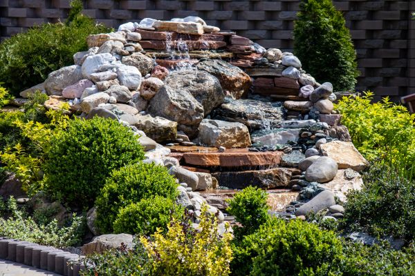 River Rock Landscaping in Saint Charles