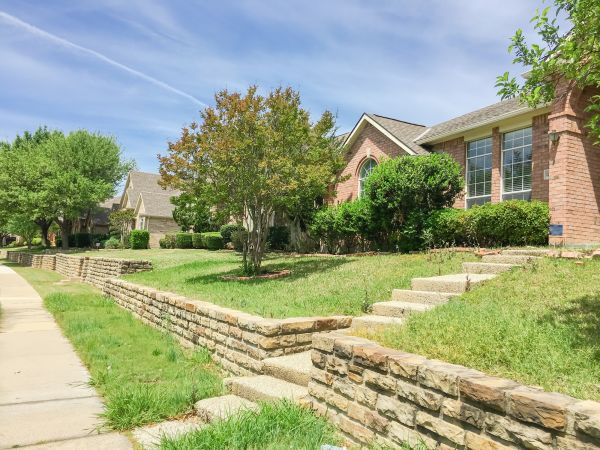 Sloped Yard Landscaping in Saint Charles