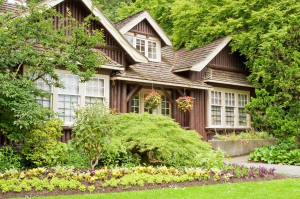Log Home Landscaping in Saint Charles